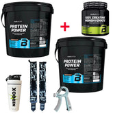 2x BioTech USA Protein Power 4000g + BioTech Kreatin 500g | Bundle + Bonus - NirooX NutritionNirooX Nutrition