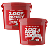 2x Scitec Nutrition 100% Whey Protein Professional 5kg (10kg total) - NirooX NutritionNirooX Nutrition