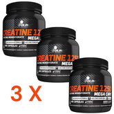 3x Olimp Creatine 1250 Mega Caps 400 Kapseln Kreatin Monohydrat Sparpaket NirooX