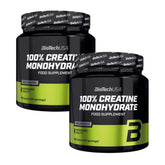 2x Kreatin | Creatine BiotechUSA 100% Kreatin Monohydrat 500g | 2x 147 Serving NirooX Nutrition.