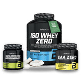 BioTech USA Laktosefrei-Set: Iso Whey Zero 1816g + Kreatin 300g + EAA Zero 350g | Bundle - NirooX NutritionProteinBioTech USA