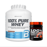 BioTech USA Pure Whey 2000g + Creatine 300g Bundle | Muskelaufbau - NirooX NutritionCreatineBioTech USA
