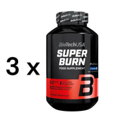 Biotech USA Super Burn 3x 120 Tabletten Gewichtsverlus<wbr/>t Diät CLA / 360 tab. - NirooX NutritionBioTech USA
