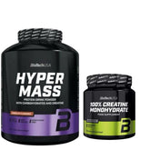 BioTechUSA Hyper Mass – 2270g + Creatine 300g | Weight Gainer hochkalorisch - NirooX NutritionNirooX Nutrition