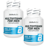 BioTechUSA Multivitamin for Men | 4 - Monats - Vorrat Doppelpack | 2 x 60 Tabletten - NirooX NutritionNirooX