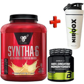 BSN Syntha 6 (2270g) Protein Pulver + Biotech USA Creatine 300 gramm + Bonus - NirooX NutritionNirooX Nutrition
