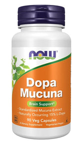 NOW FOODS, DOPA MUCUNA Gehirn Gesundheit 90 Veg. Kapseln - NirooX NutritionNirooX Nutrition