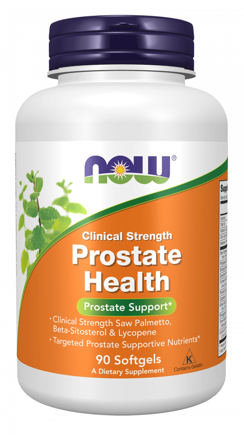 NOW Foods Clinical Strength Prostate Health 90 Softgels klinisch dosierte Prostata-Formel mit Sägepalme Beta-Sitosterin und Lycopin