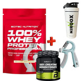 Scitec Nutrition 100% Whey Protein 1000g + Biotech USA Creatine 300 gr+Bonus - NirooX NutritionNirooX Nutrition