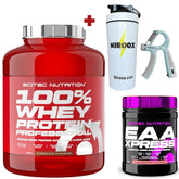 Scitec Nutrition 100% Whey Protein 2350g EAA Xpress 300g Bundle Regeneration NirooX
