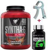 ScitecBSN Syntha - 6 Edge Whey Protein 1780g - 1920g + Scitec Ashwagandha 60 Kap + Bonus - NirooX NutritionNirooX