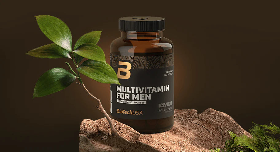 BioTech USA Multivitamin For Men 60 Tabletten Organic Sources