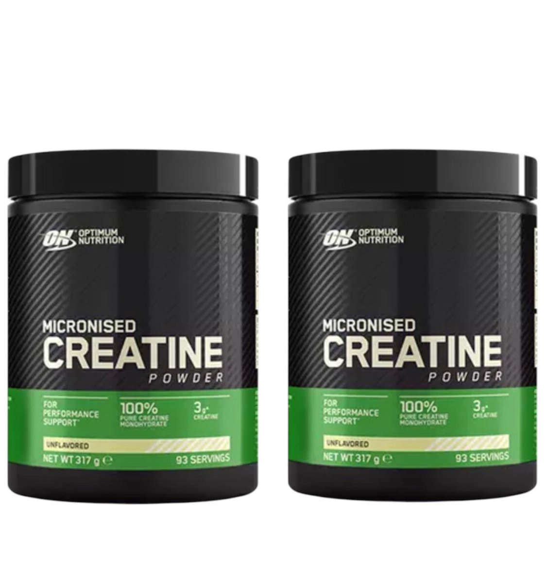 2x Optimum Nutrition Creatine 316g Doppelpack Mikronisiert Monohydrat 632g Vorrat