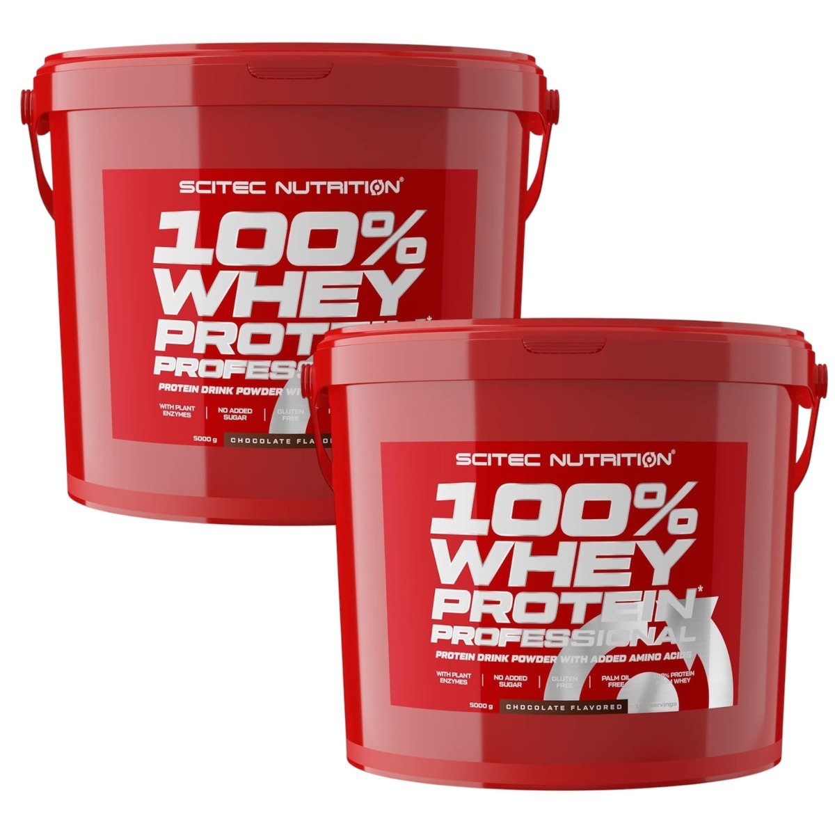 2x Scitec Nutrition 100% Whey Protein Professional 5kg (10kg total) - NirooX NutritionNirooX Nutrition