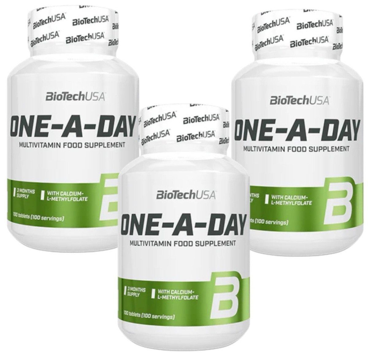 3 x BioTech USA - One A Day - 3x100 Tabletten - Multivitamin und Mineral - NirooX NutritionNirooX