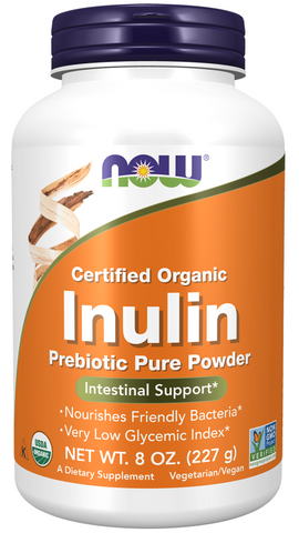 NOW FOODS, INULIN Pulver, Inulin, Niedriger glykämischer, 227g. SUPER PREIS NirooX Nutrition.