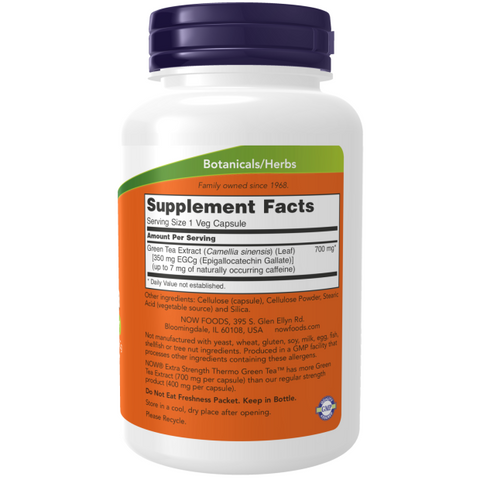 Now Foods Thermo Green Tea - 90 veg caps / Grüner Tee 90 Kapseln NirooX Nutrition.