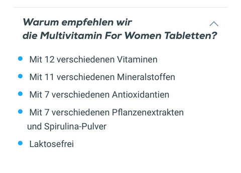 BioTech USA multivitamin für Woman 60 Tabletten NirooX Nutrition.