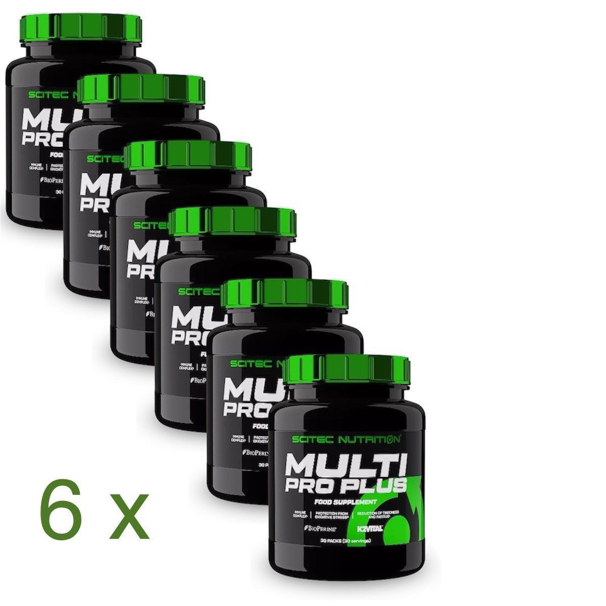 6 x Scitec Nutrition - Multi Pro Plus, 30 Portionen - Vitamine, Zink - NirooX NutritionNirooX