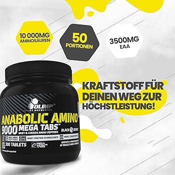 Olimp Anabolic Amino 9000 Mega Tabs 300 Tabletten Aminosäuren Komplex