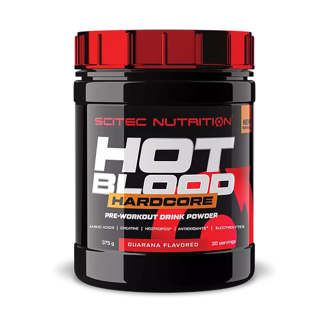 Scitec Nutrition Hot Blood Hardcore – 375g Pre-Workout Booster Orange Geschmack NirooX Nutrition.