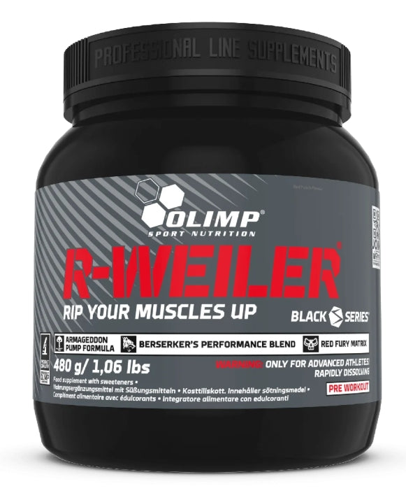 OLIMP “R-Weiler” Pre Workout Booster Pulver 480g  , Trainingsbooster , RWeiler