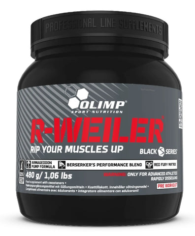 OLIMP “R-Weiler” Pre Workout Booster Pulver 480g  , Trainingsbooster , RWeiler