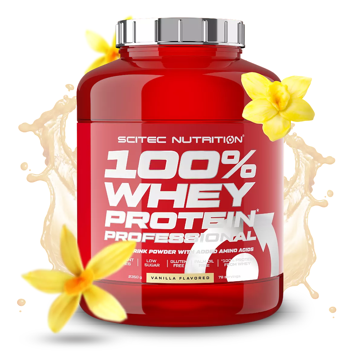 Scitec Nutrition 100% Whey Protein - 2350gr + Bonus NirooX Nutrition.