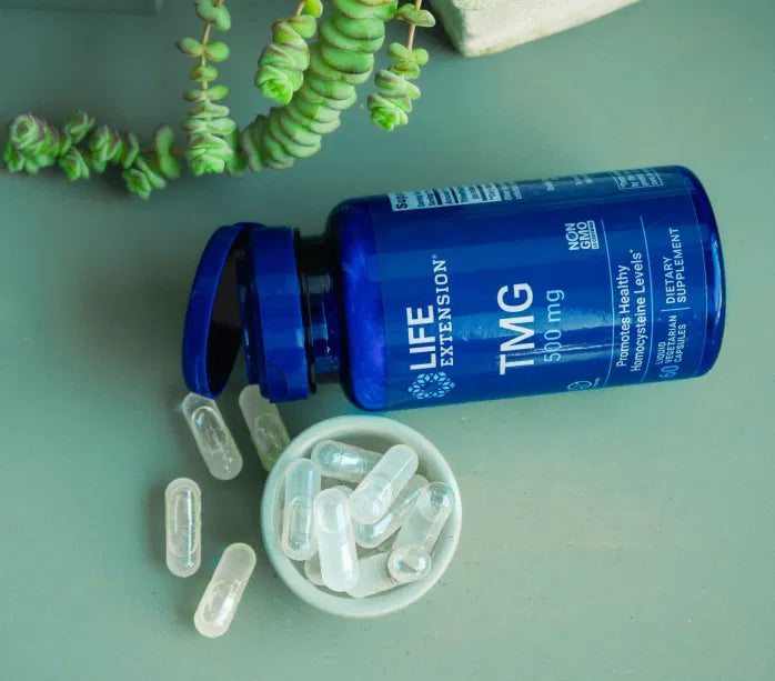 Life Extension TMG 60 Flüssigkapseln 1000mg Trimethylglycin