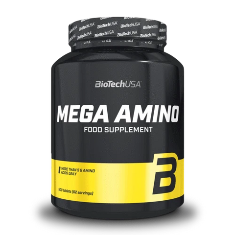 BioTech USA Mega Amino 500 Tabletten Aminosäuren Komplex Supplement