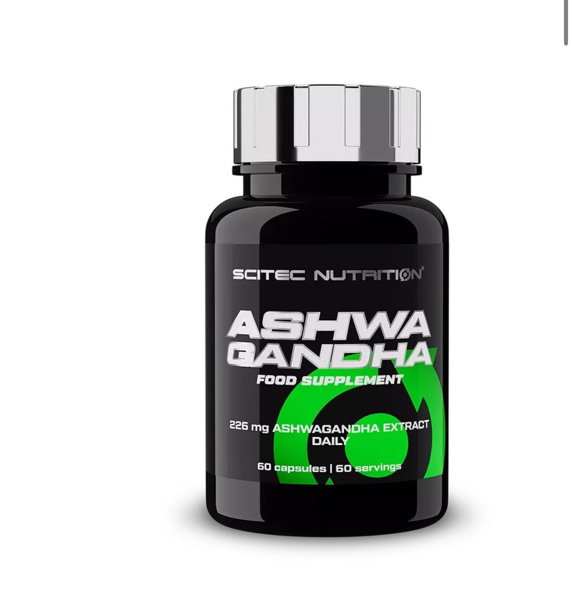 Scitec Nutrition Ashwagandha 60 Kapseln 226mg Wurzelextrakt mit Withanoliden Adaptogen für Balance und Wohlbefinden