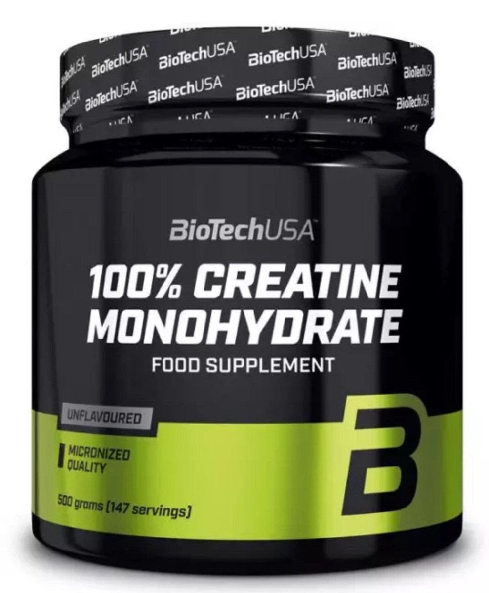 Biotech USA 100% Kreatin Monohydrat 10x 500g - Kreatin | Creatine, 10x 500 gramm - NirooX NutritionNirooX Nutrition