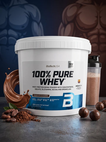 Biotech USA 100% Pure Whey – 3000g | Whey Protein 3Kg - NirooX NutritionProteinBioTech USA