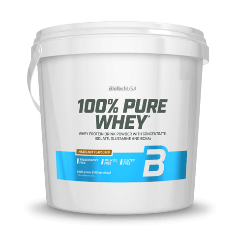 Biotech USA 100% Pure Whey – 4000g | Whey Protein 4kg - NirooX NutritionProteinBioTech USA
