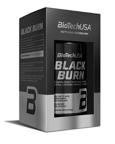 BioTech USA Black Burn – 90 Kapseln | Thermogene Formel mit 28 Wirkstoffen - NirooX NutritionNirooX Nutrition