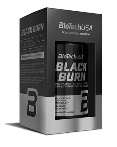 BioTech USA Black Burn – 90 Kapseln | Thermogene Formel mit 28 Wirkstoffen - NirooX NutritionNirooX Nutrition