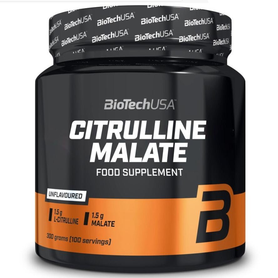 BioTech USA Citrullin Malat 300g L-Citrullin reines Pump Pre-Workout NO-Booster NirooX