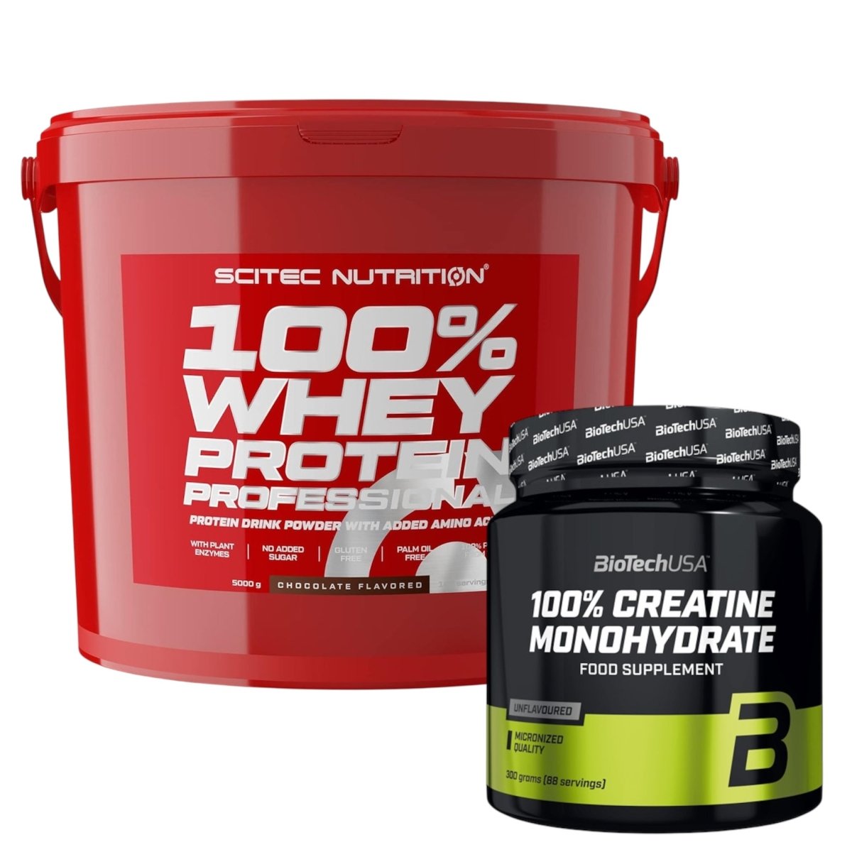 BioTech USA Collagen Liquid 1000ml + Creatin 300g | Kollagen - Set - NirooX NutritionNirooX Nutrition