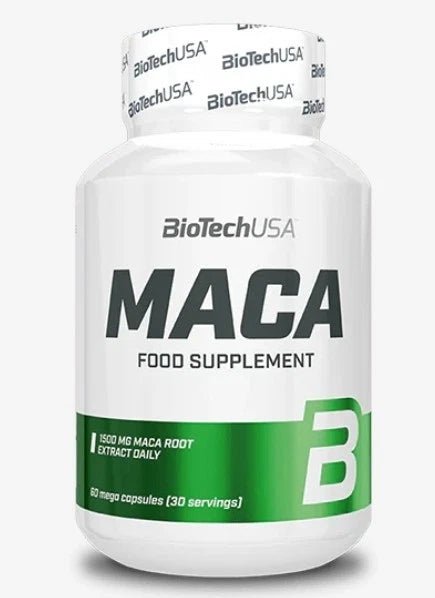 BioTech USA Maca – 60 Kapseln | Maca Wurzelextrakt aus Peru - NirooX NutritionNirooX Nutrition