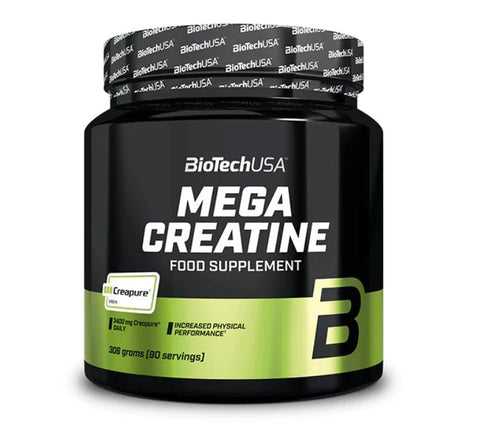 BioTech USA Mega Creatine 306g – 90 Portionen | Creapure® Kreatin - Monohydrat - NirooX NutritionNirooX Nutrition