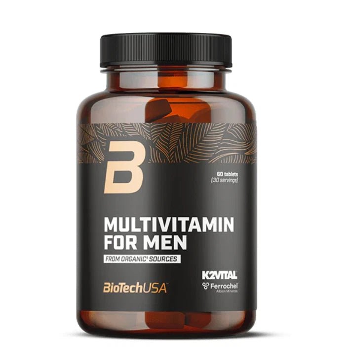 BioTech USA Multivitamin For Men – 60 Tabletten | Organic Sources - NirooX NutritionNirooX Nutrition