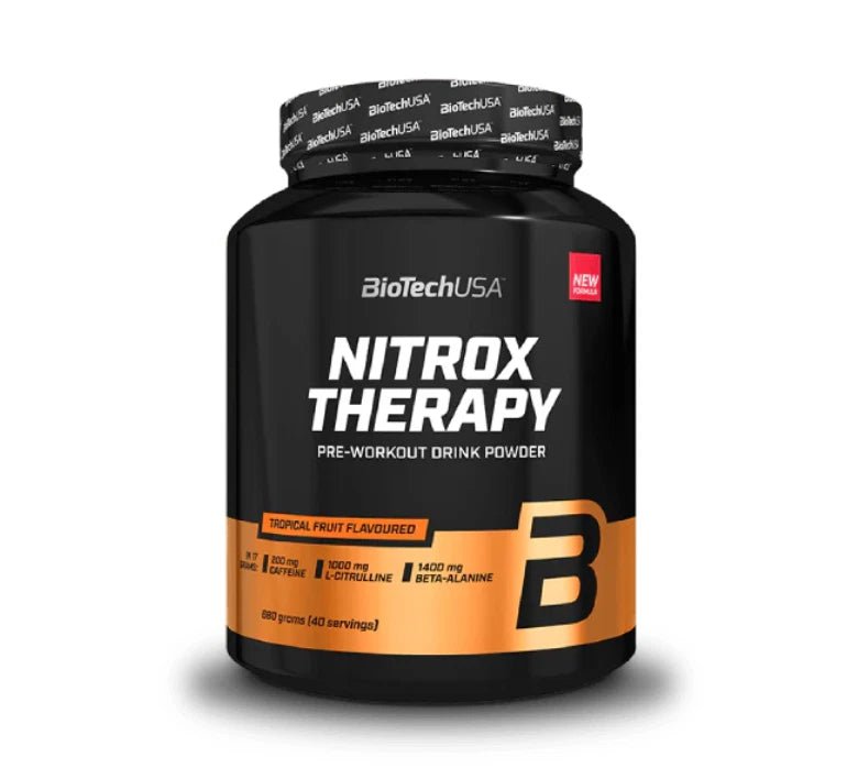 Biotech USA Nitrox Therapy – 680g | Pre - Workout mit Koffein und BCAA - NirooX NutritionNirooX Nutrition