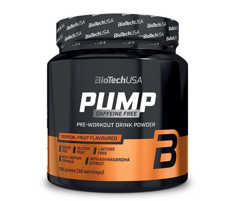 BioTech USA Pump Caffeine Free – Pre Workout Getränkepulver | Koffeinfrei - NirooX NutritionNirooX Nutrition