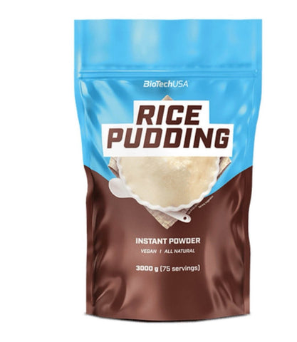 BioTech USA Rice Pudding | Vegane Kohlenhydrat - Quelle | Gluten - & Laktosefrei | 3000 g - NirooX NutritionNirooX