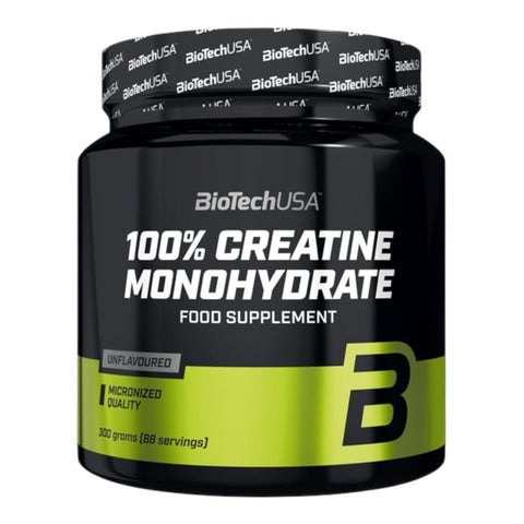BioTechUSA 100% Micronized Creatine Monohydrate Kreatin Pulver Muskelaufbau
