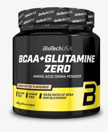 BioTechUSA BCAA + Glutamine Zero – 480g | BCAA und L - Glutamin 1:1 - NirooX NutritionNirooX Nutrition