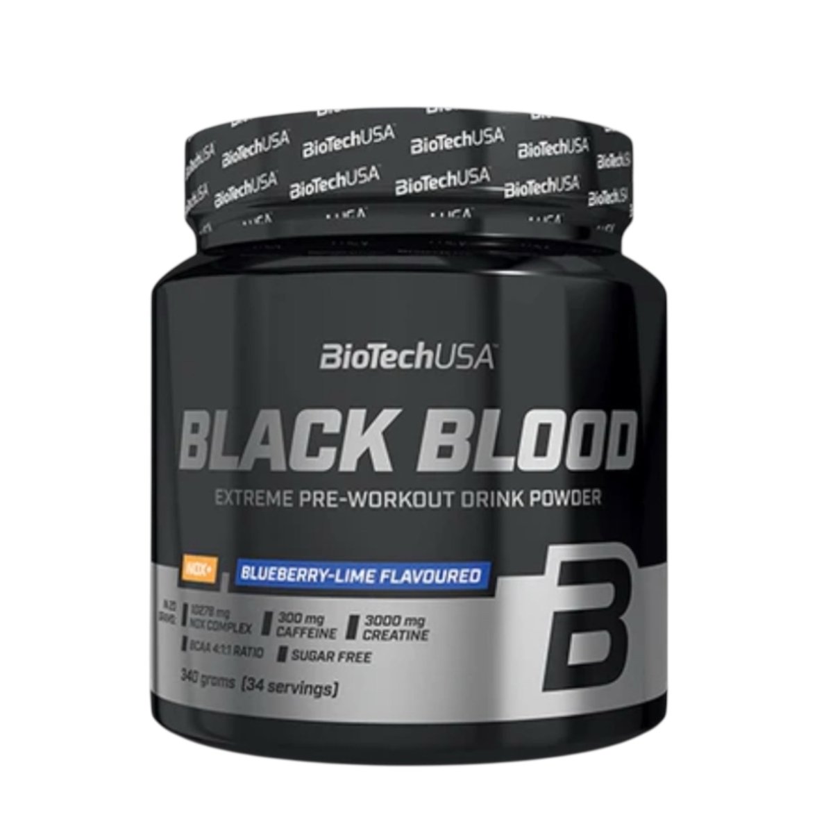 BioTechUSA Black Blood NoX 340g Pre-Workout 200mg Koffein 3000mg Creatin Hardcore Booster