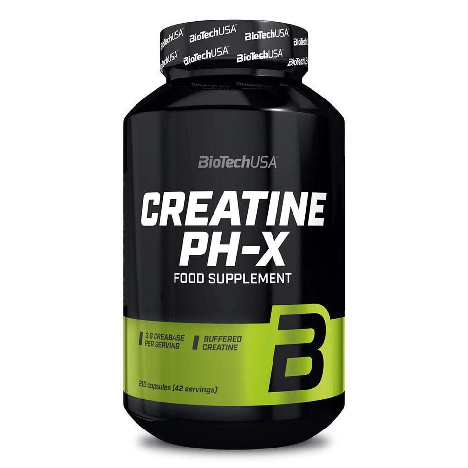 BioTechUSA Creatine PH - X – 210 Kapseln | 3g Gepuffertes Kreatin pro Portion - NirooX NutritionNirooX Nutrition
