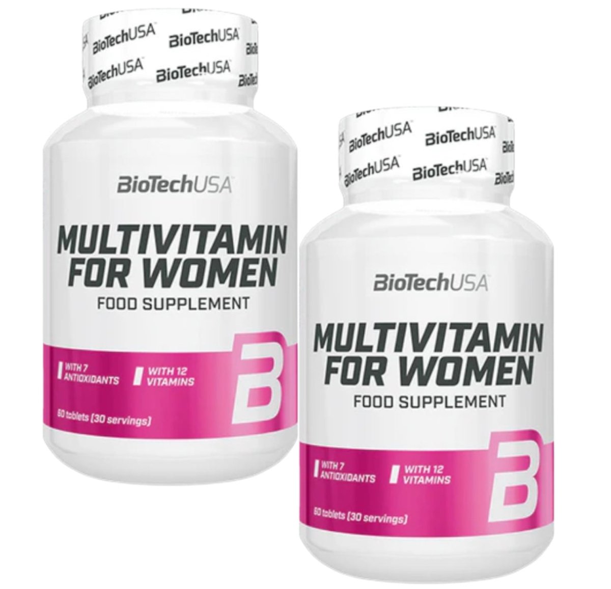 BioTechUSA Multivitamin for Women | 4 - Monats - Vorrat Doppelpack | 120 Tabletten - NirooX NutritionNirooX