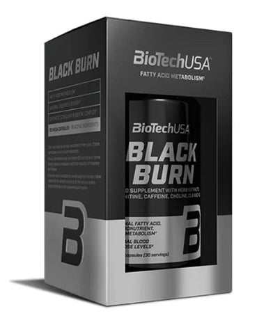 BioTech USA Black Burn 90 Kapseln thermogene Formel Fettabbau Supplement